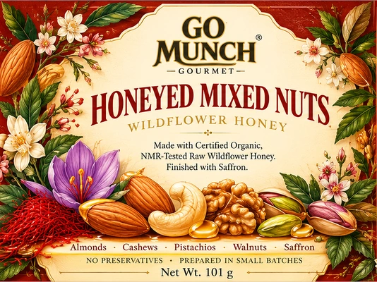 Go Munch custom gourmet label presentation
